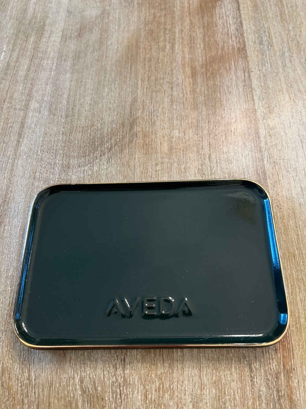 NWT Rare Aveda Green & Gold Soap Dish